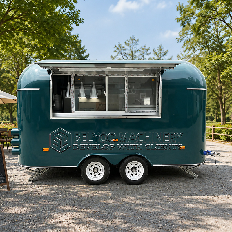 Snacks Food Usa - Remorque alimentaire commerciale Belyoo, cuisine mobile
