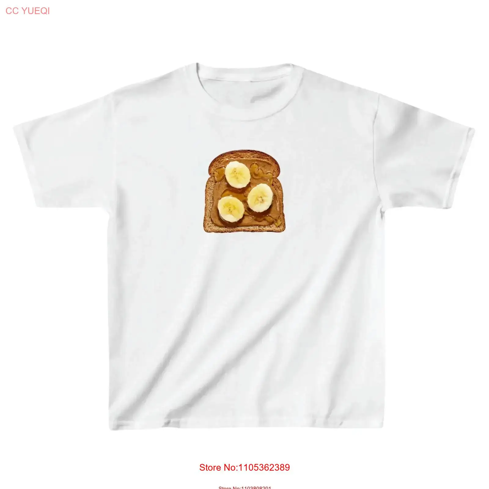 Peanut Butter Snack - T-shirt pour bébé motif toast banane