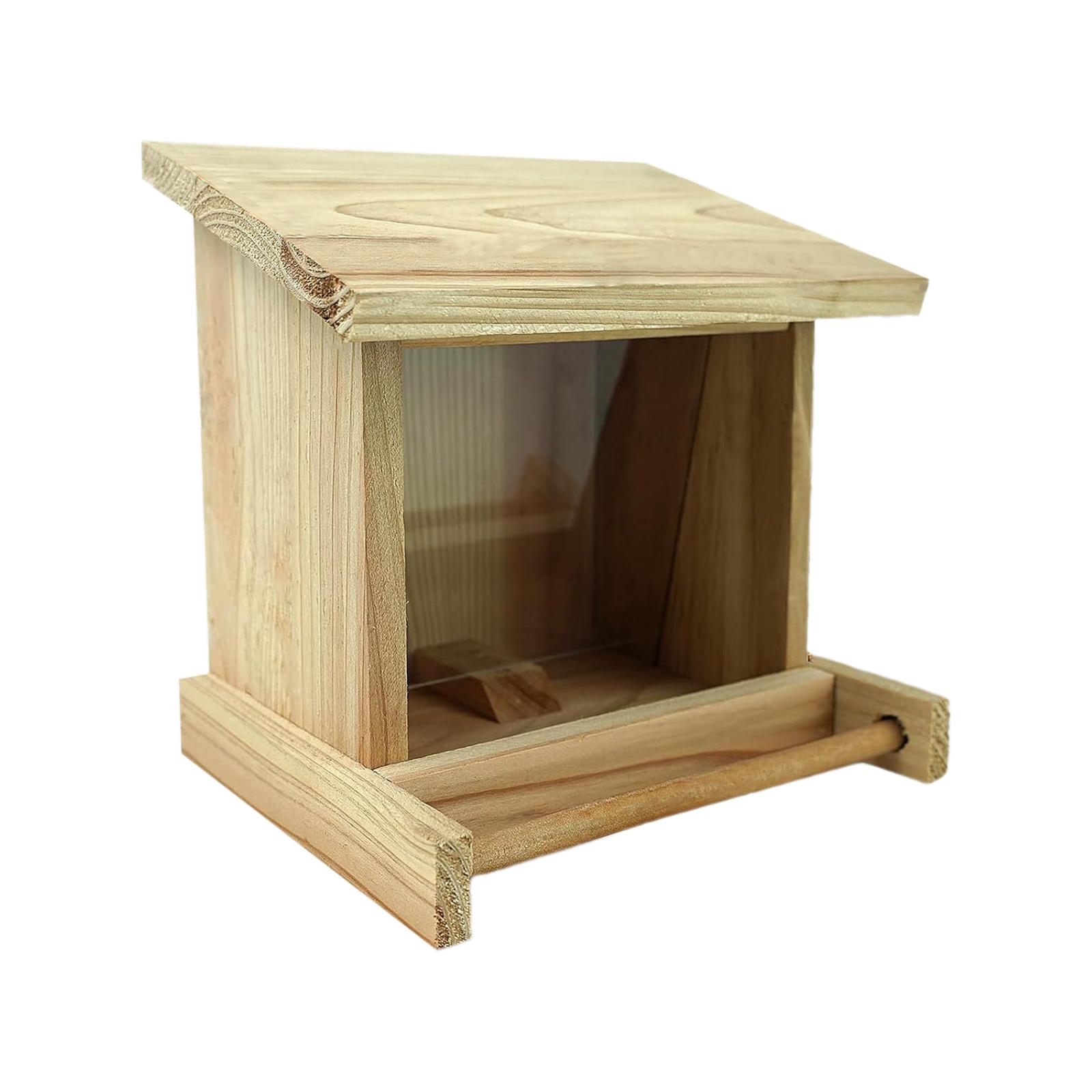 Food Xxl - Mangeoire à oiseaux en bois, fenêtre