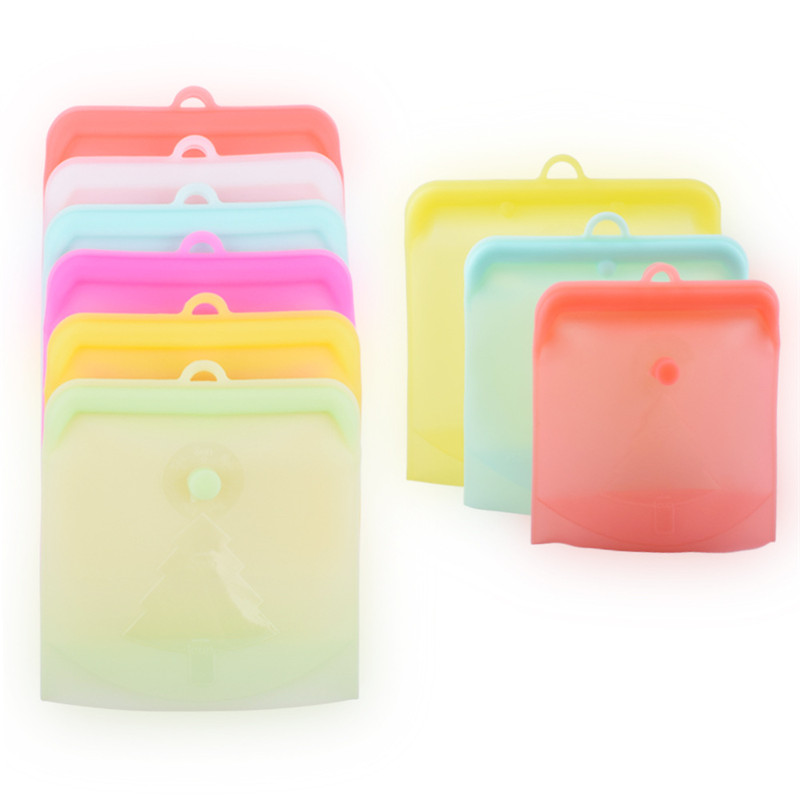 Zero Food Snacks - Sacs alimentaires en silicone, 3 tailles,