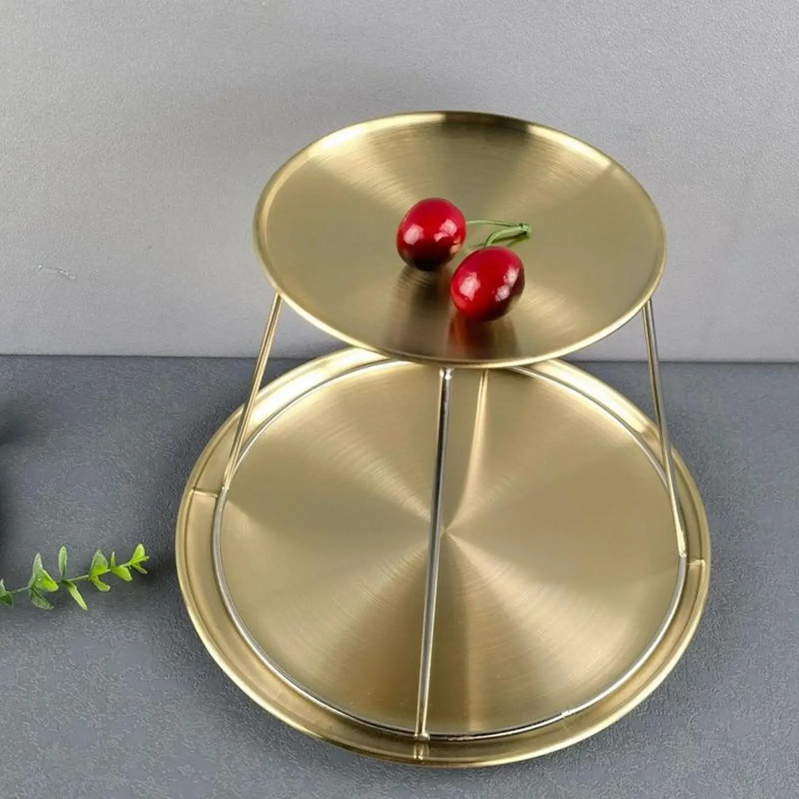 Food Platter Snacks - 1 ensemble de supports en acier