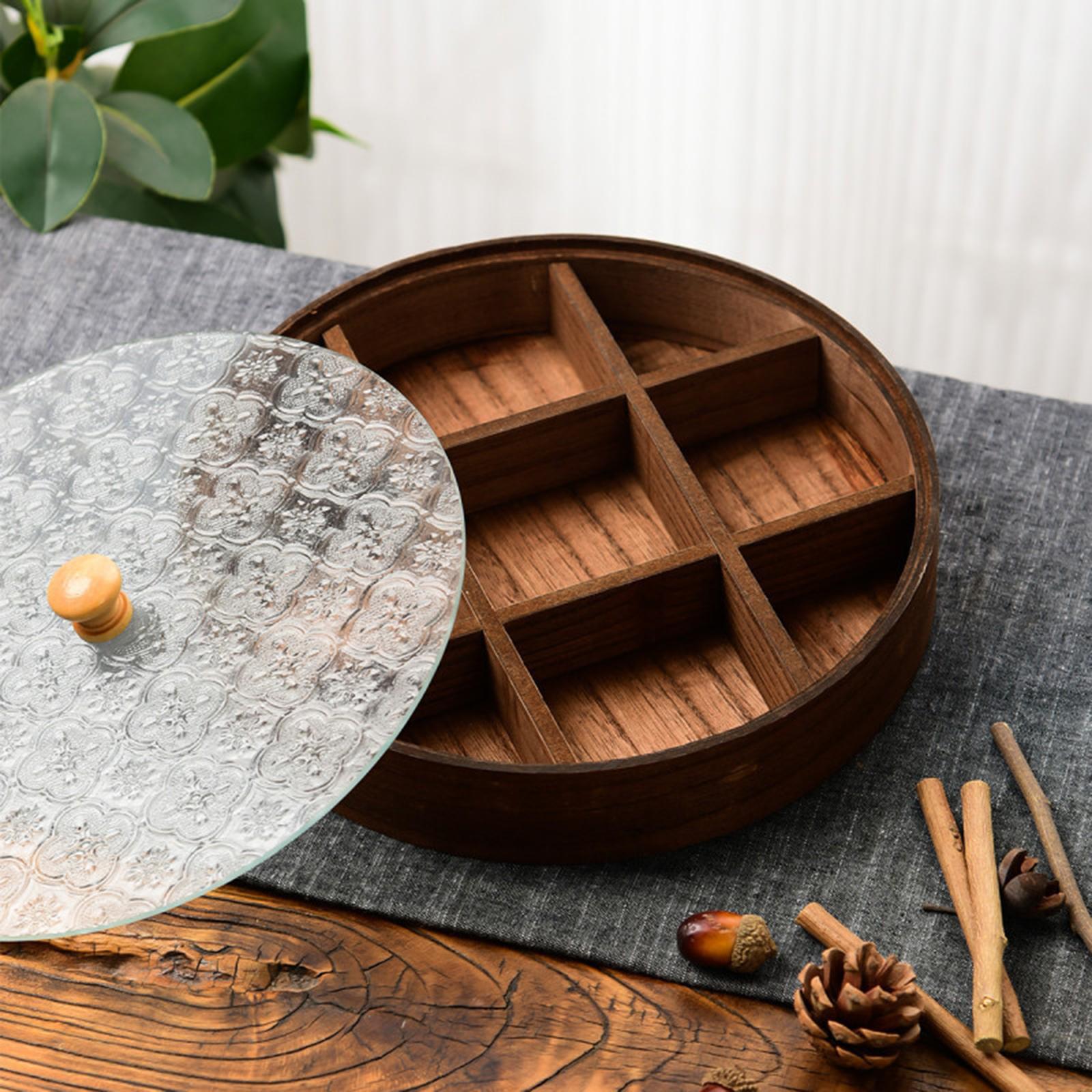 Bol de service en bois et verr - Food Platter Snacks avis et prix