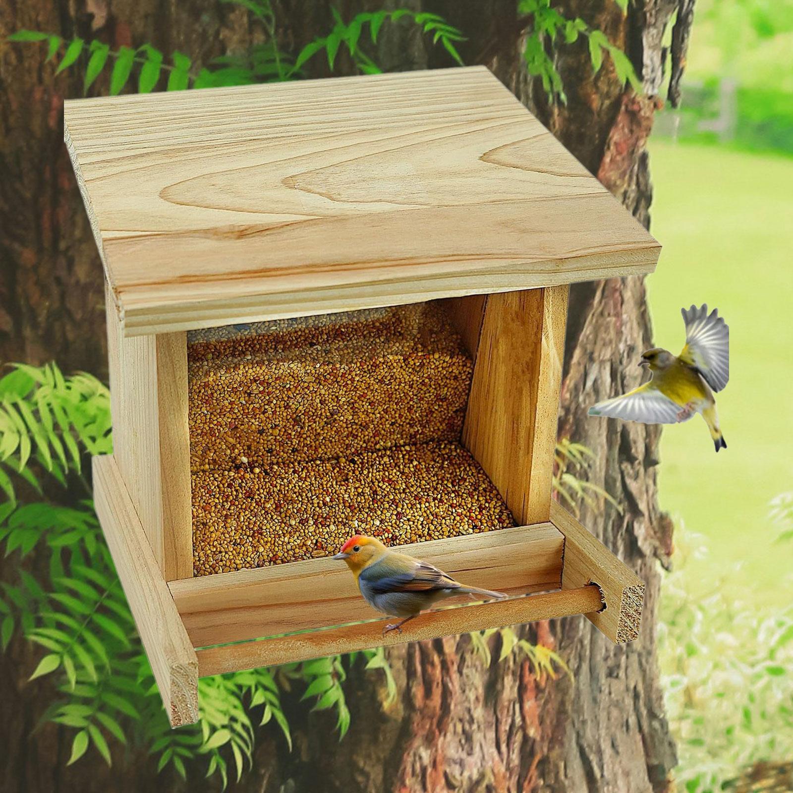 Mangeoire à oiseaux en bois, f - Food Xxl avis et prix