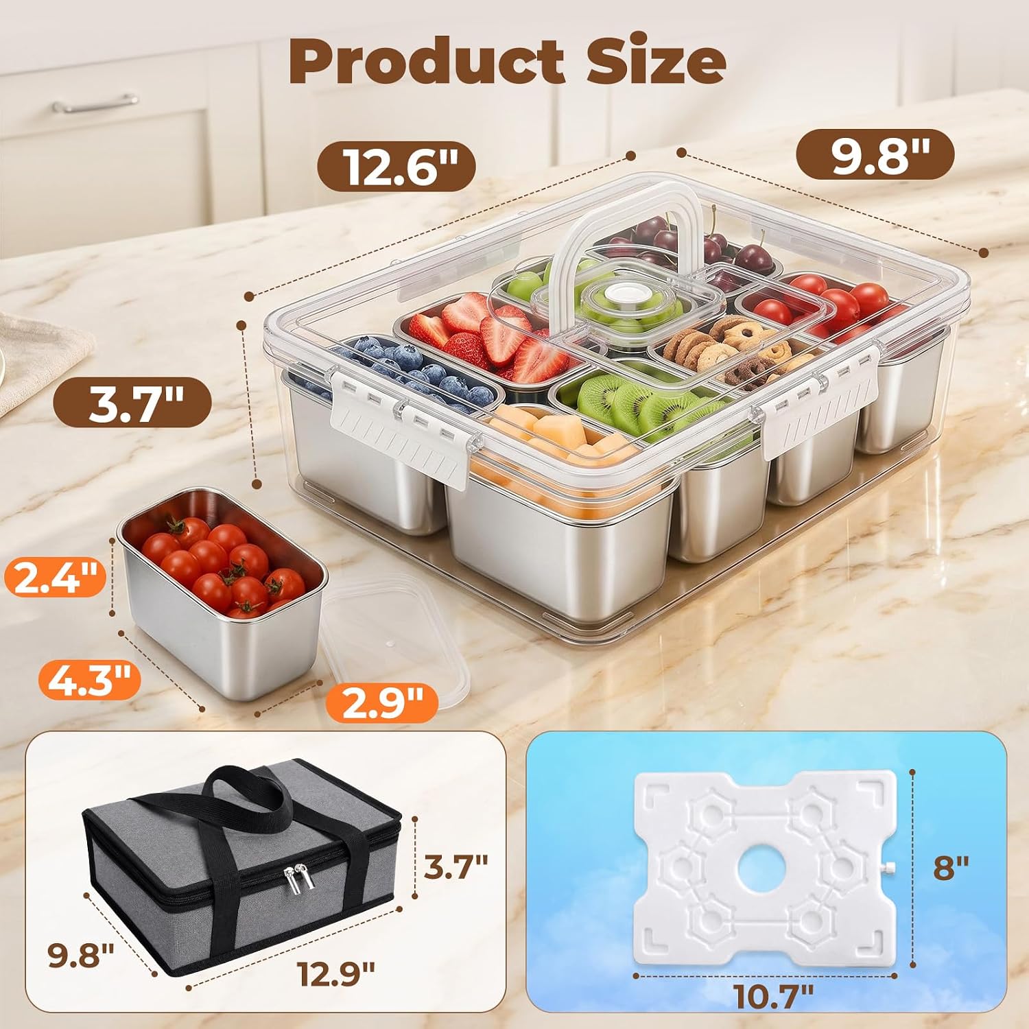 Boîte à collation avec compart - Food Platter Snacks avis et prix
