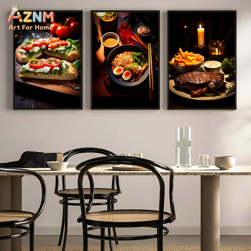 Affiche sur toile AZNM sur le  - Food Platter Snacks avis et prix