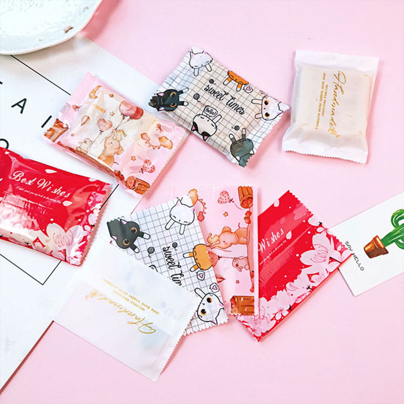 Sacs en plastique colorés floc - Food Day Snacks avis et prix