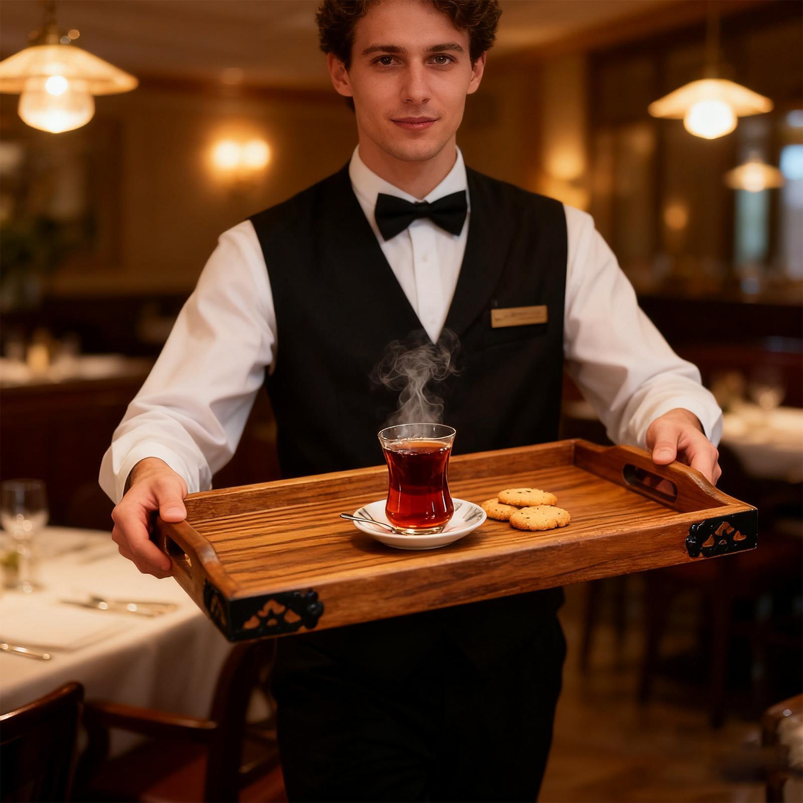 Plateau de service en bois ave - Food Platter Snacks avis et prix